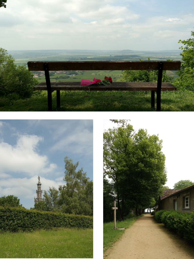 La colline de Sion, le chemin de pélérinage et sa vue sur le Saintois