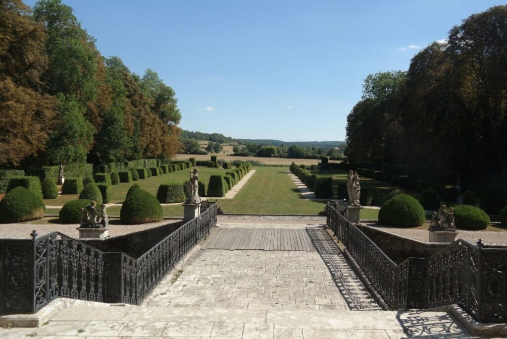 jardin du château d'Haroué en Lorraine