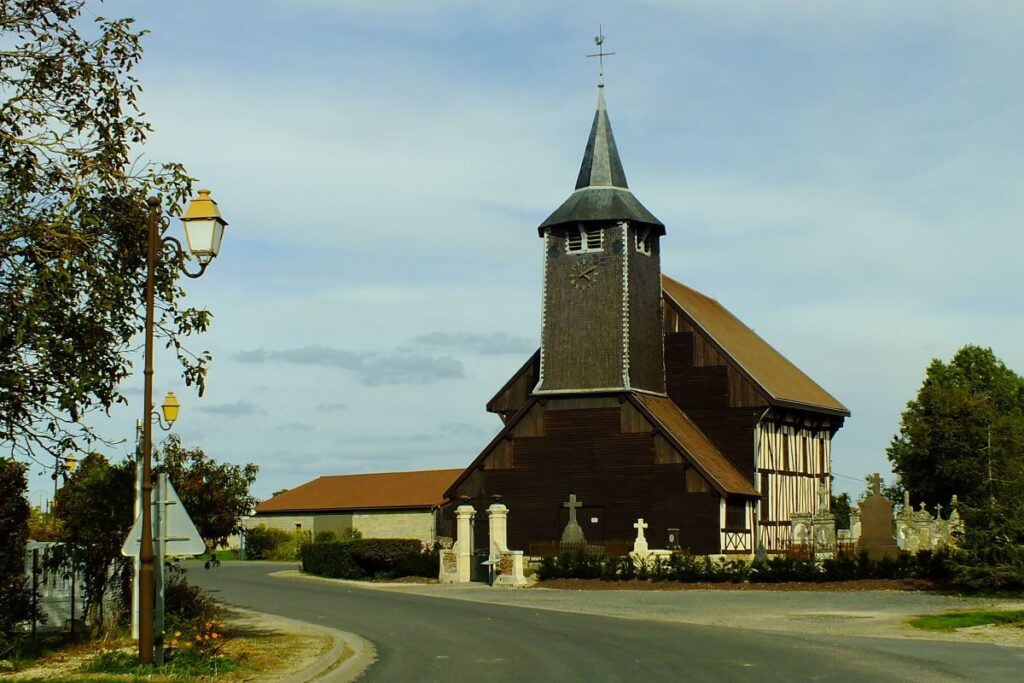 circuit des eglises à pans de bois au lac du der