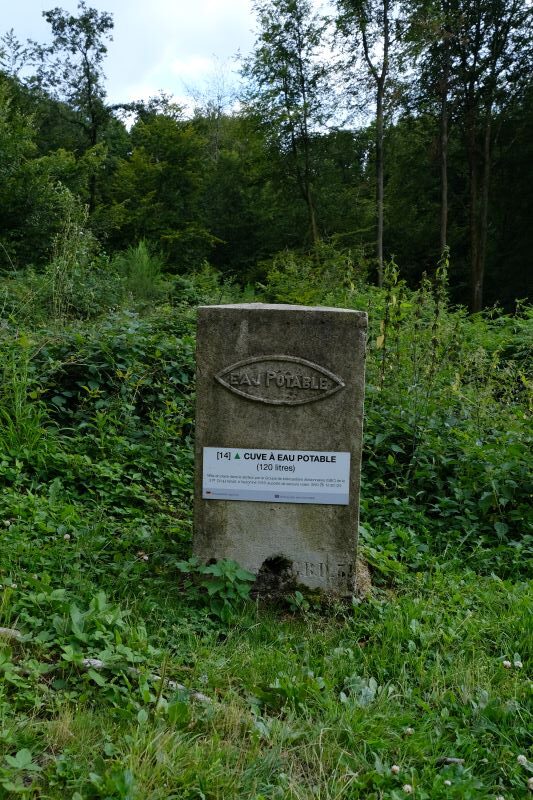 cuve d'eau potable au camp du ravin du génie