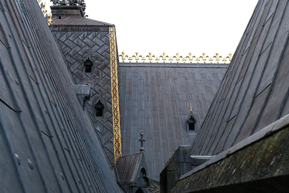 toiture de la cathédrale de reims