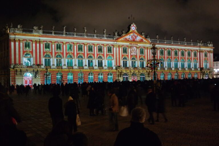 Son et lumière de la saint Nicolas Place stanislas à Nancy