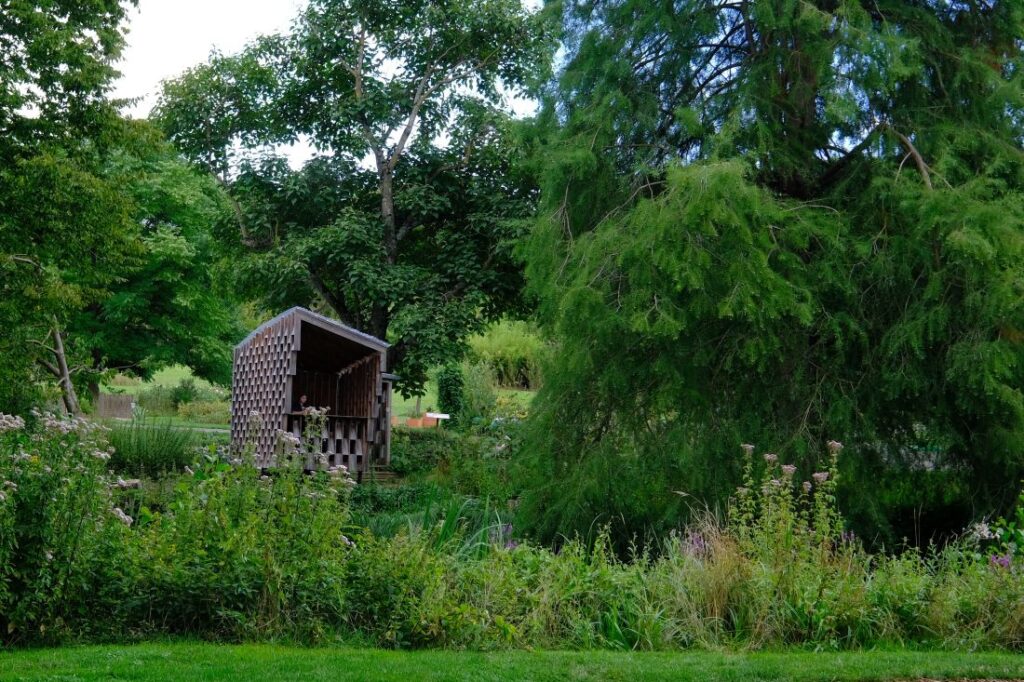 Observatoire de la faune au jardin botanique JM PELT