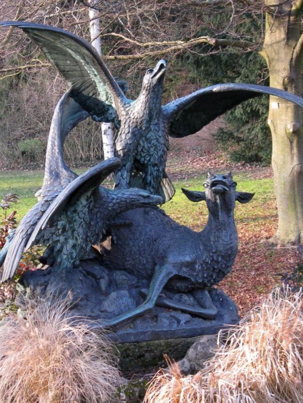 Les aigles du jardin botanique de Metz