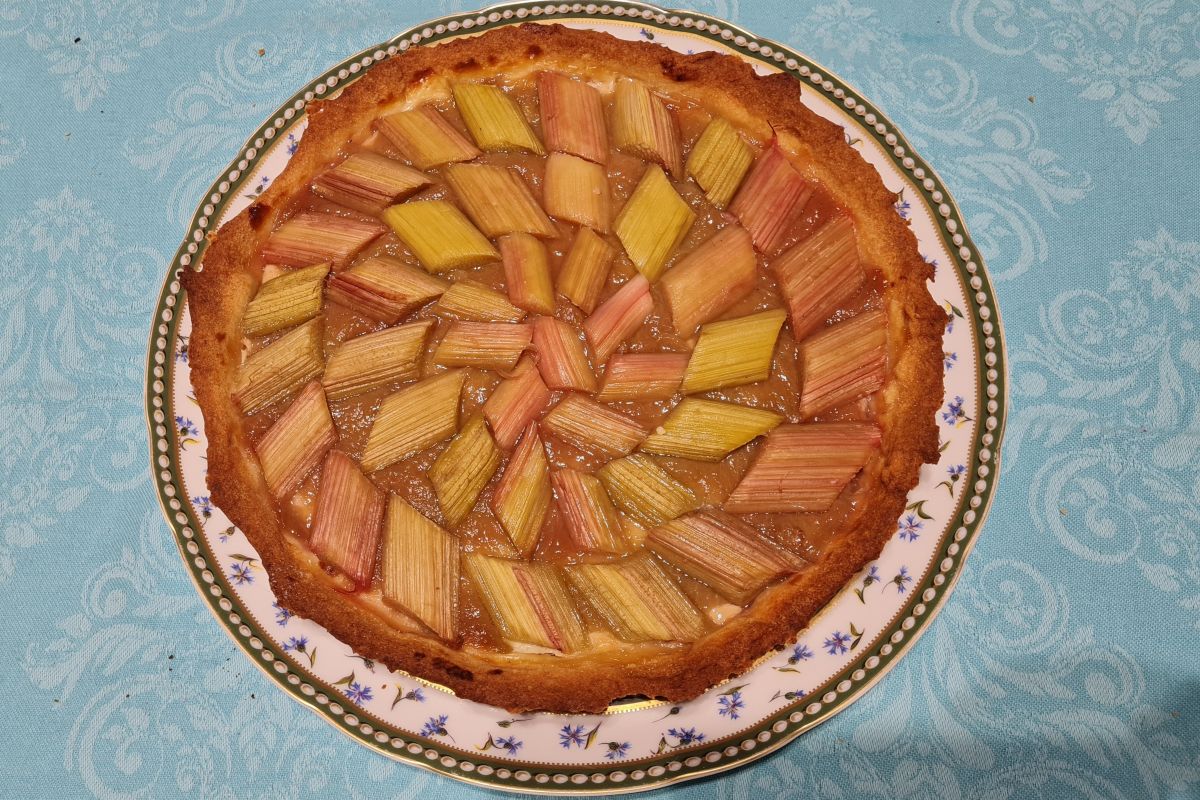 You are currently viewing Tarte à la rhubarbe lorraine et sa migaine gourmande