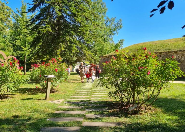 L'allée des rosiers mémoriels parc Japiot à Verdun
