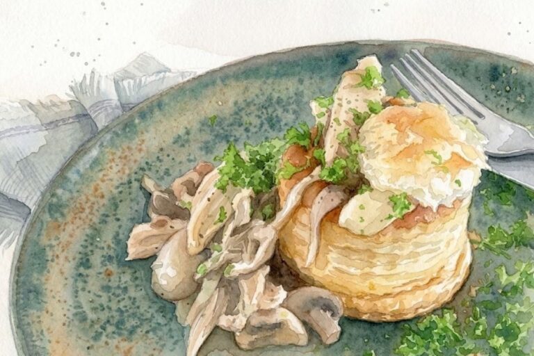 Vol au vent de grenouilles