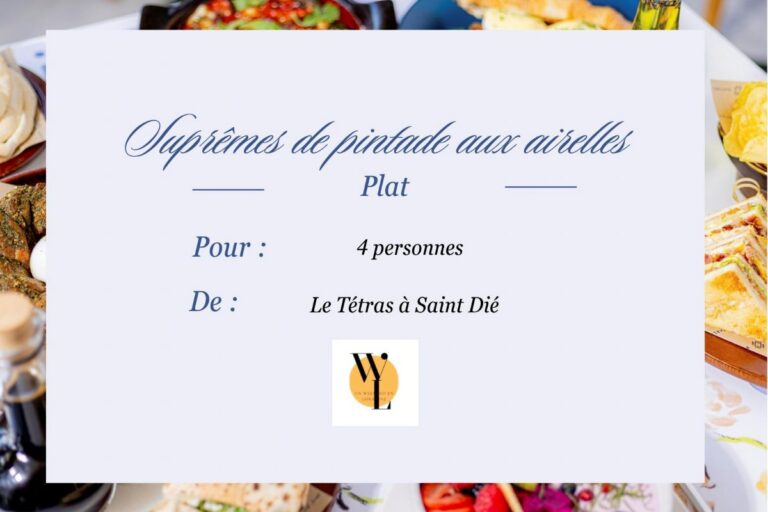 Suprêmes de pintade aux airelles